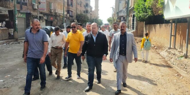 نائب محافظ الجيزة يتفقد مشروعات الخطة الأستثمارية للرصف بمنشأة القناطر واوسيم