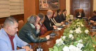الغضبان يعقد اجتماع مع رؤساء الأحياء لمتابعة العمل داخل اللجان الانتخاببة
