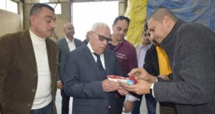 الغضبان يتابع مصنع مضرب الأرز بجنوب بورسعيد