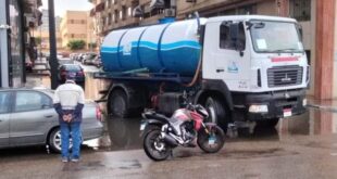 إستمرار جهود الأجهزة التنفيذية للتعامل مع كميات مياة الامطار